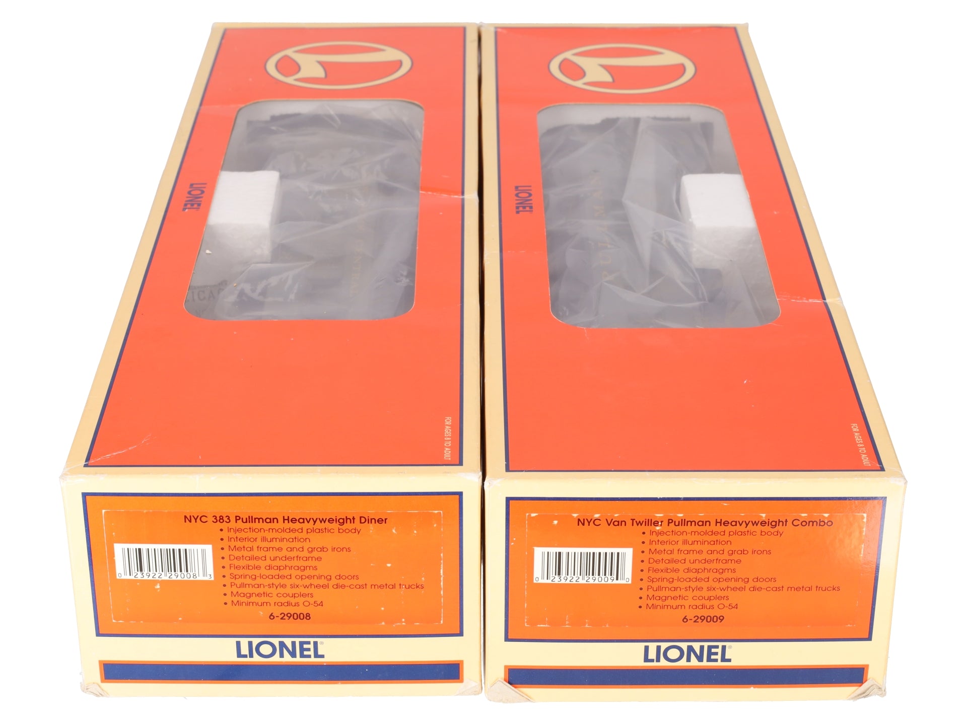 Lionel 6-29007 O New York Central Pullman Heavyweight Passenger Cars (Set of 2) EX/Box
