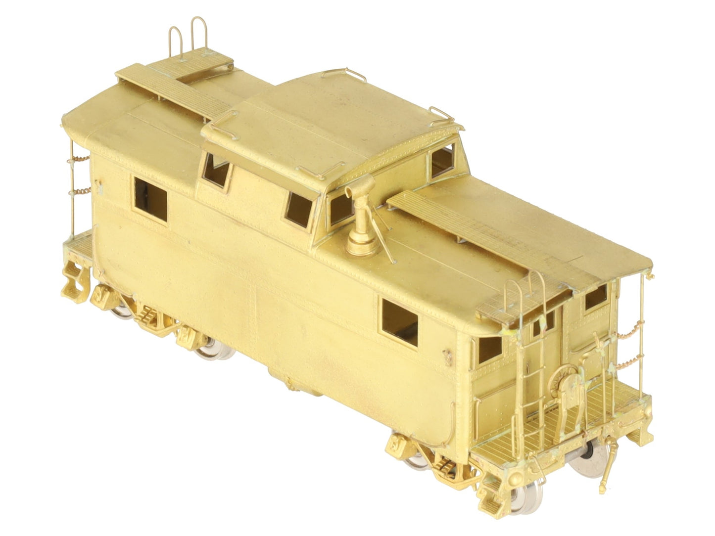 Overland OMI-1215 HO BRASS B&M N-5 Steel Caboose #C-16 - Unpainted EX/Box