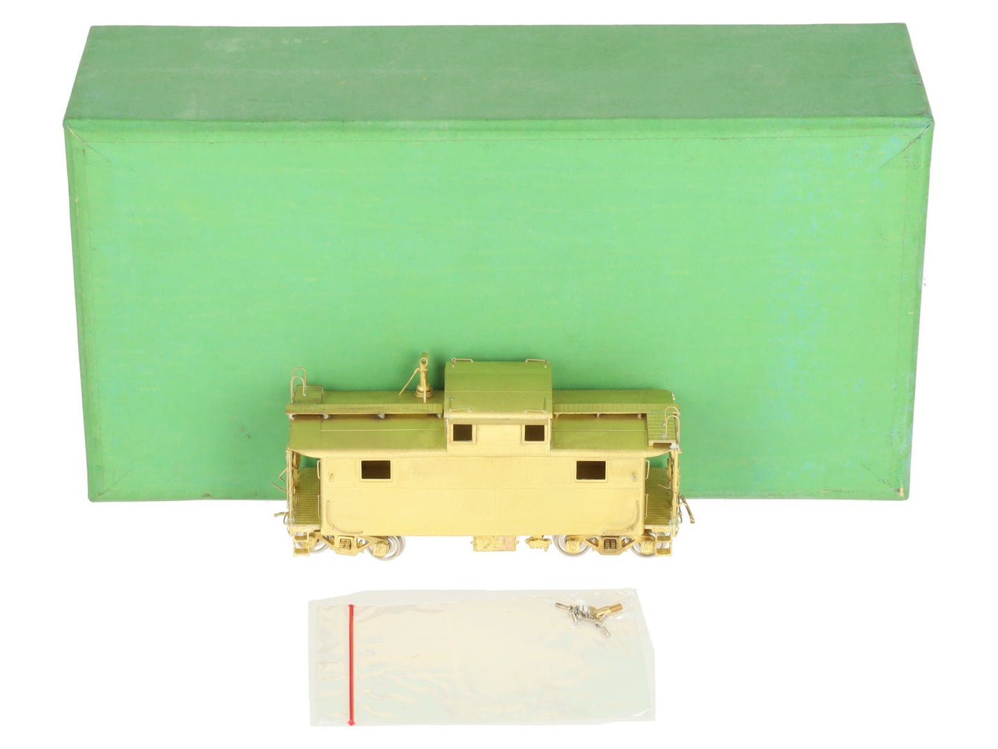 Overland OMI-1215 HO BRASS B&M N-5 Steel Caboose #C-16 - Unpainted EX/Box