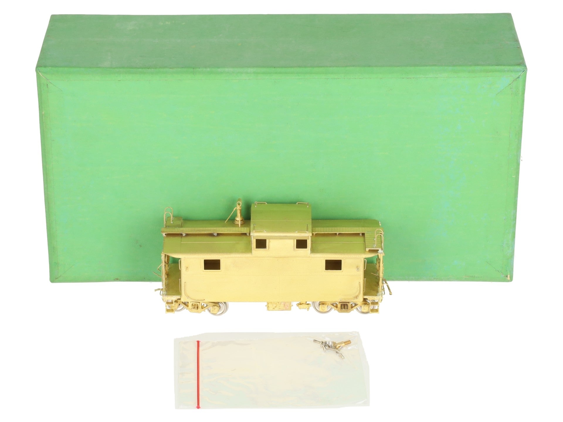 Overland OMI-1215 HO BRASS B&M N-5 Steel Caboose #C-16 - Unpainted EX/Box