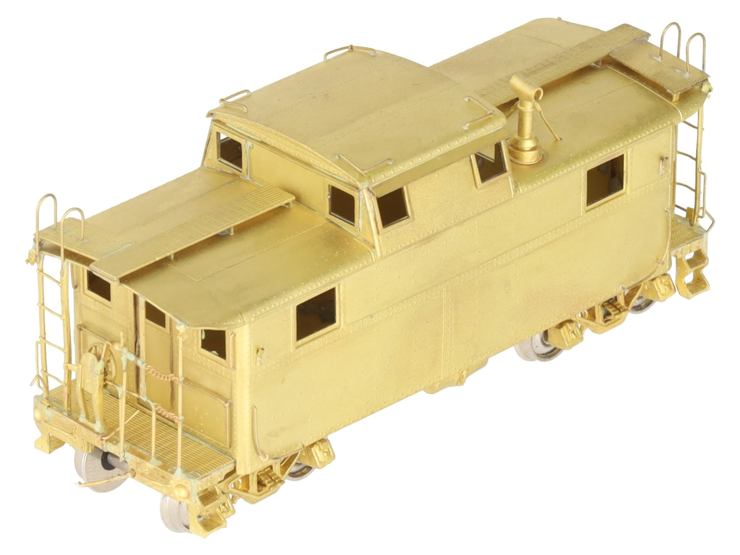 Overland OMI-1215 HO BRASS B&M N-5 Steel Caboose #C-16 - Unpainted EX/Box