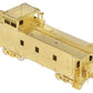 Overland OMI-1127 HO BRASS D&RGW Steel Caboose - Unpainted EX/Box