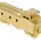Overland OMI-1127 HO BRASS D&RGW Steel Caboose - Unpainted EX/Box