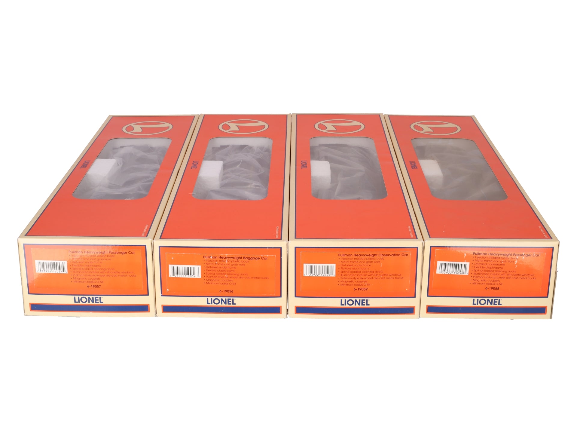 Lionel 6-19079 O Gauge New York Central Heavyweight 4-Pack Passenger Car Set EX/Box