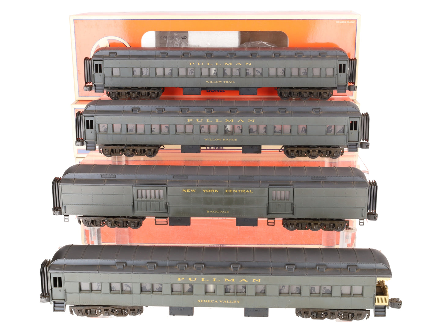 Lionel 6-19079 O Gauge New York Central Heavyweight 4-Pack Passenger Car Set EX/Box