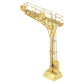 Overland OMI-3469 HO Brass Double Track Cantilever Signal Tower - unpainted EX/Box
