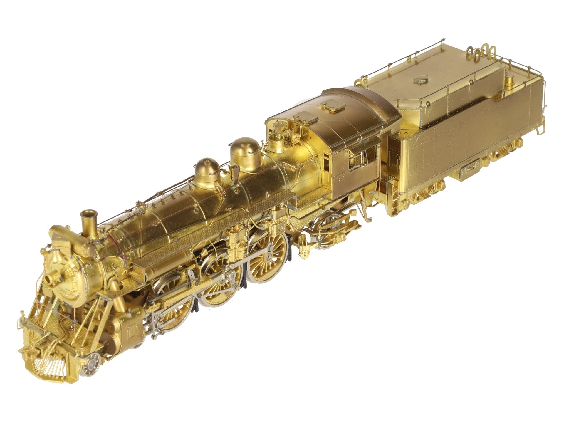 Overland 1459 HO BRASS CNR K-3-g 4-6-2 Steam Locomotive & Tender - Unpainted EX/Box