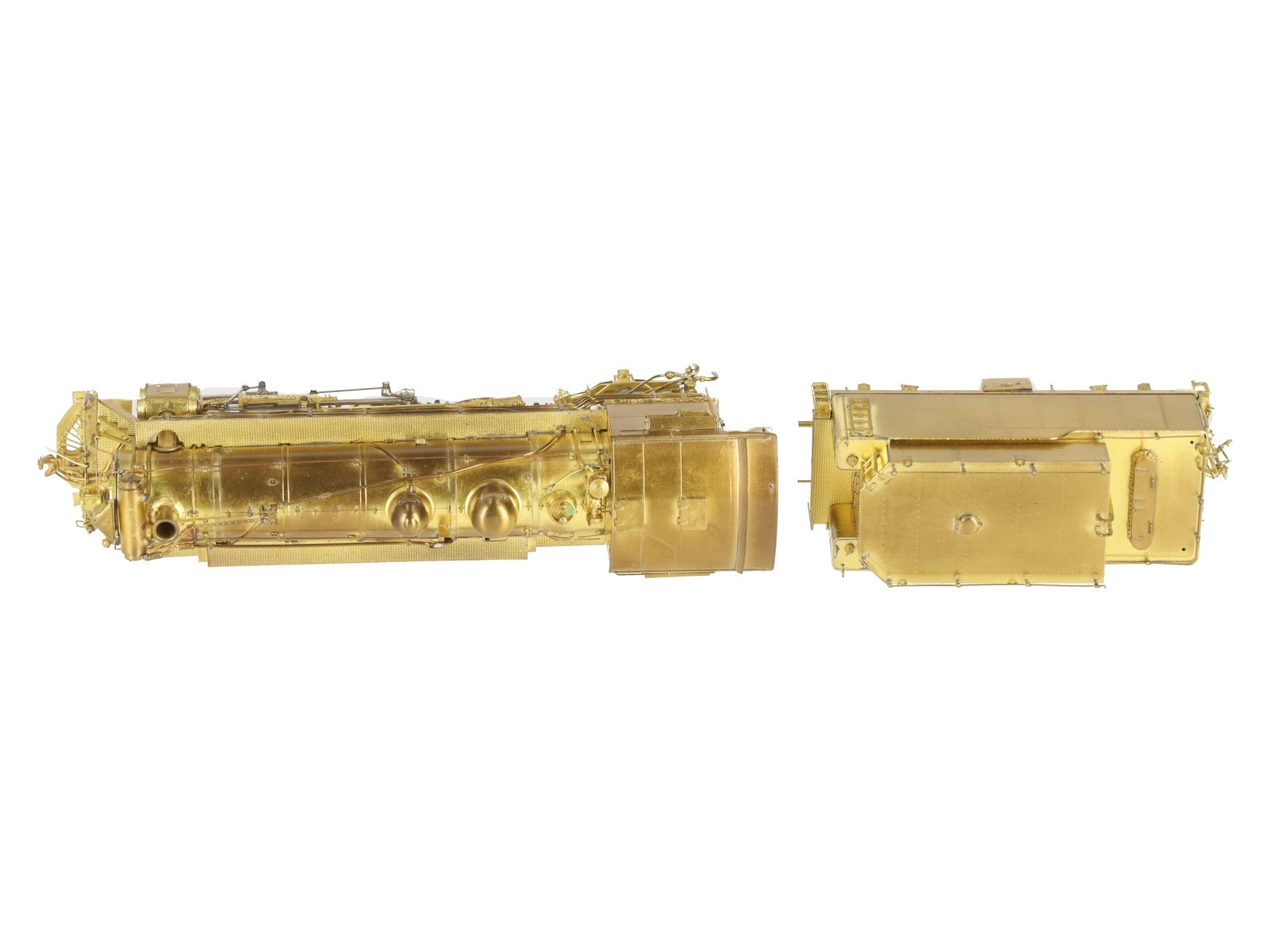 Overland 1459 HO BRASS CNR K-3-g 4-6-2 Steam Locomotive & Tender - Unpainted EX/Box