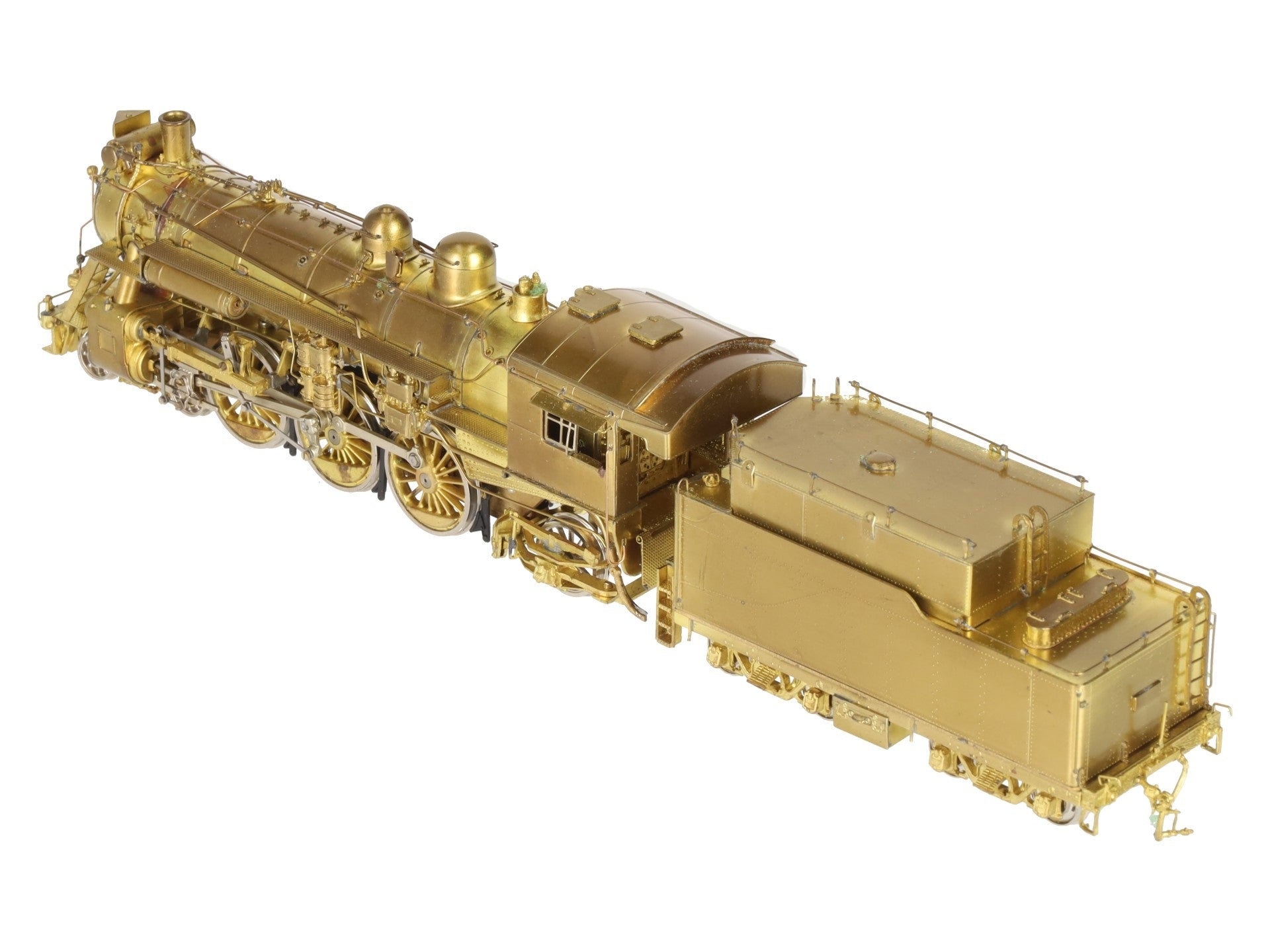 Overland 1459 HO BRASS CNR K-3-g 4-6-2 Steam Locomotive & Tender - Unpainted EX/Box
