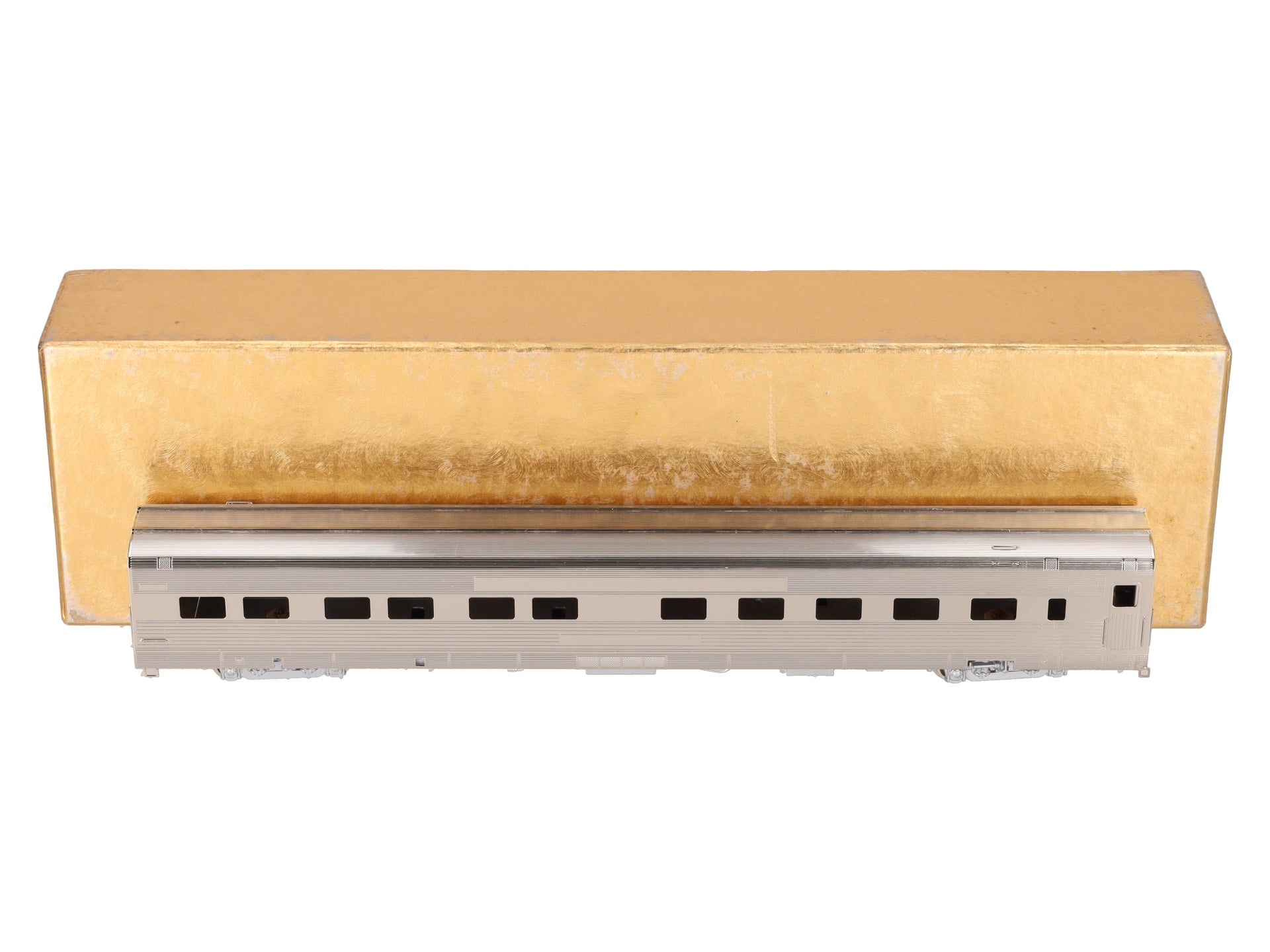 Oriental Limited 429 BRASS HO Nickel Plated California Zephyr Sleeper Car #429 LN/Box