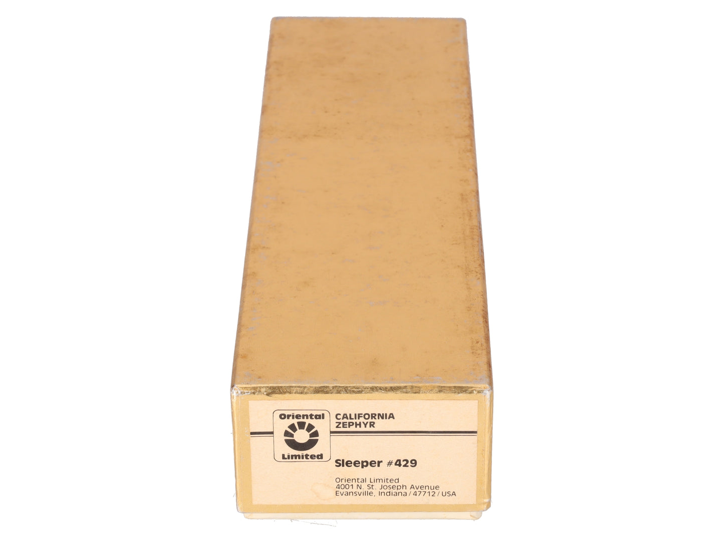 Oriental Limited 429 BRASS HO Nickel Plated California Zephyr Sleeper Car #429 LN/Box