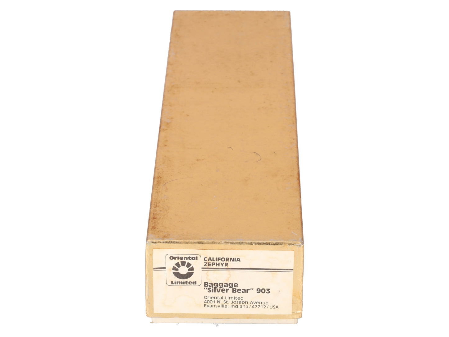 Oriental Limited 903 HO Scale BRASS 'Silver Bear' Baggage Car LN/Box