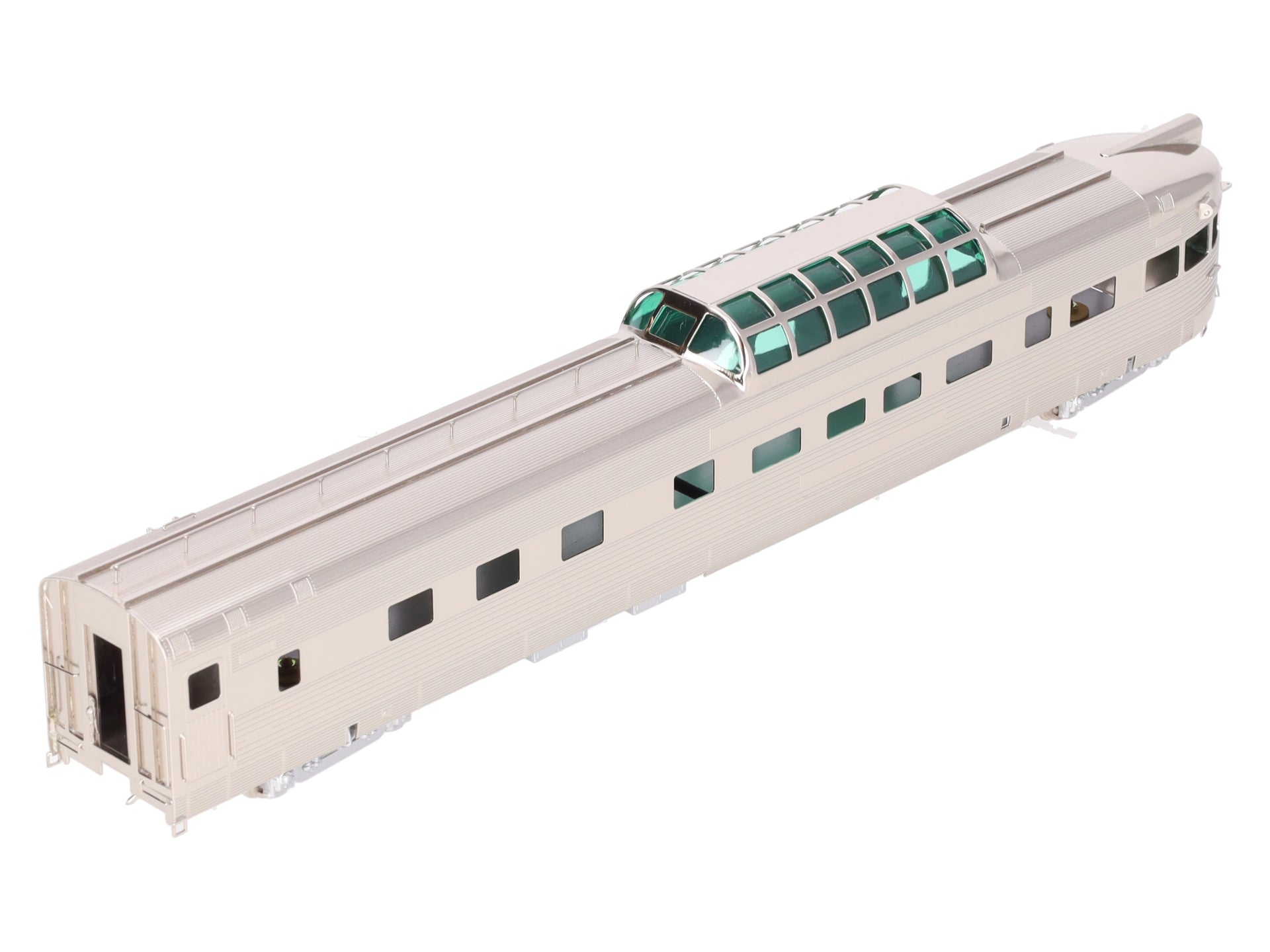 Oriental Limited HO BRASS California Zephyr Dome Sleeper Observation Car #375 LN/Box