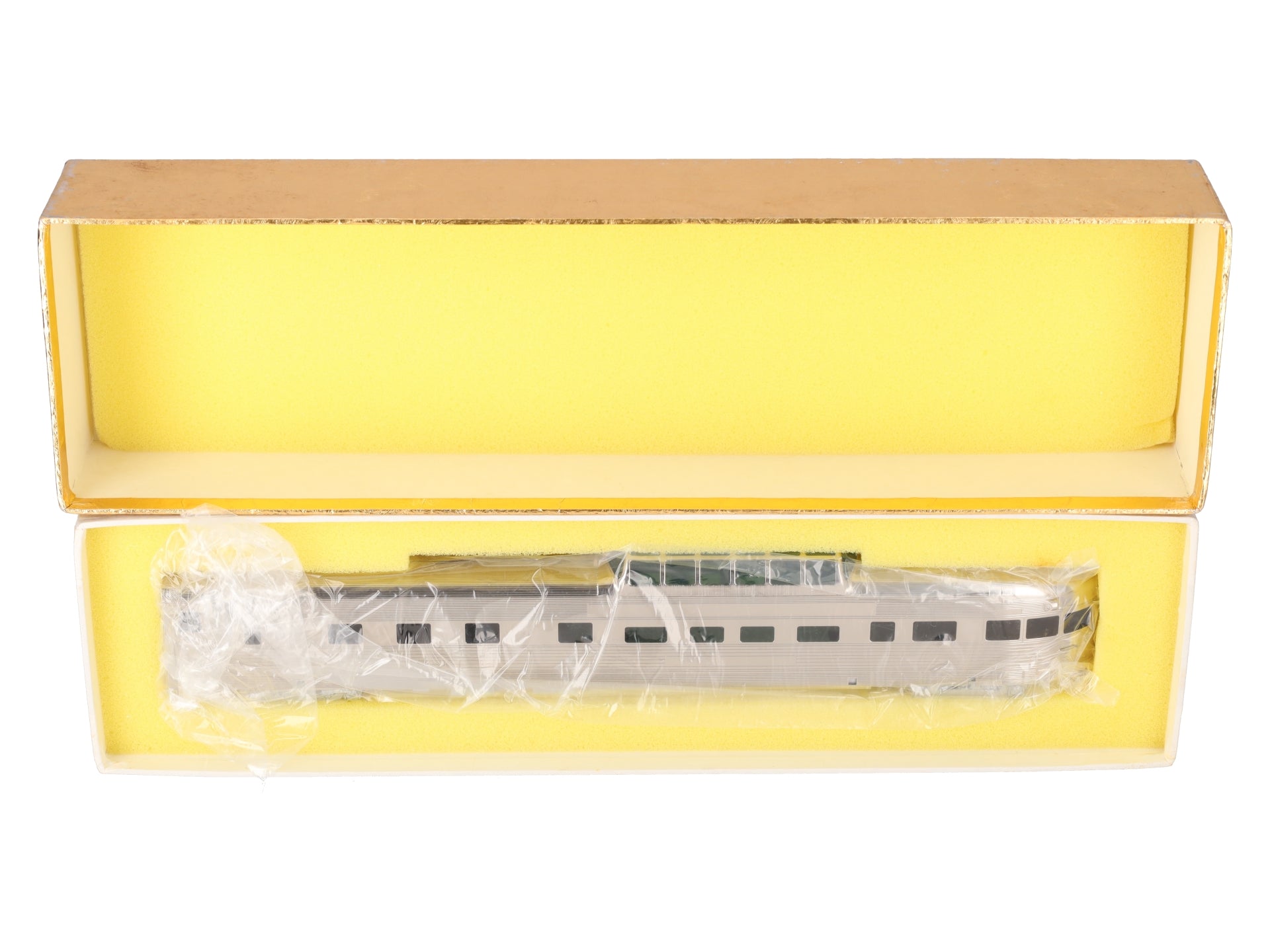 Oriental Limited HO BRASS California Zephyr Dome Sleeper Observation Car #375 LN/Box