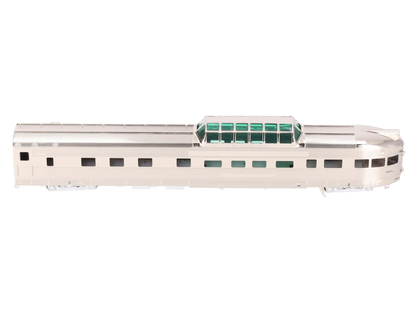 Oriental Limited HO BRASS California Zephyr Dome Sleeper Observation Car #375 LN/Box