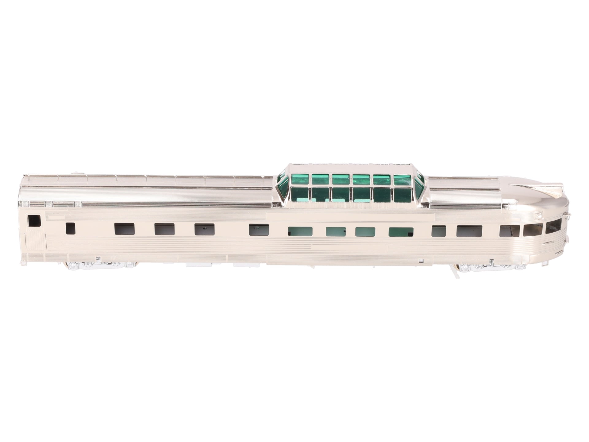 Oriental Limited HO BRASS California Zephyr Dome Sleeper Observation Car #375 LN/Box