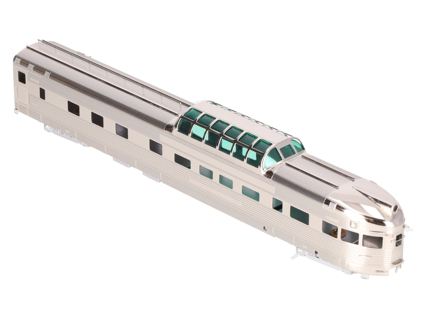 Oriental Limited HO BRASS California Zephyr Dome Sleeper Observation Car #375 LN/Box