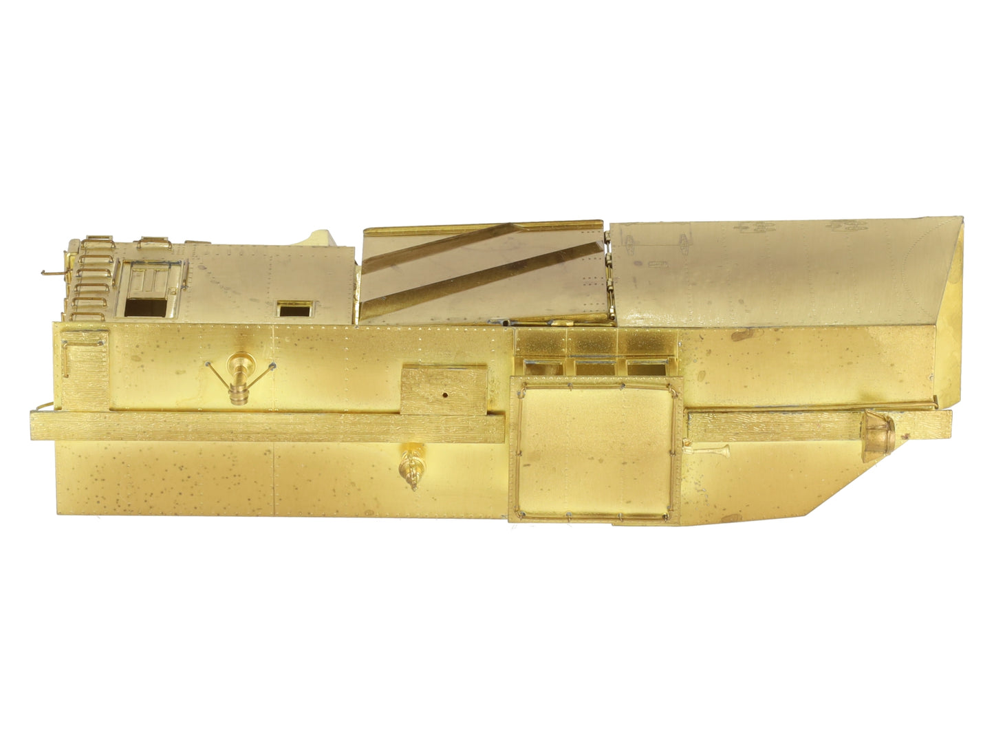 Overland OMI-1339 HO BRASS B&M Double Track Russell Steel Snowplow - Unpainted EX/Box