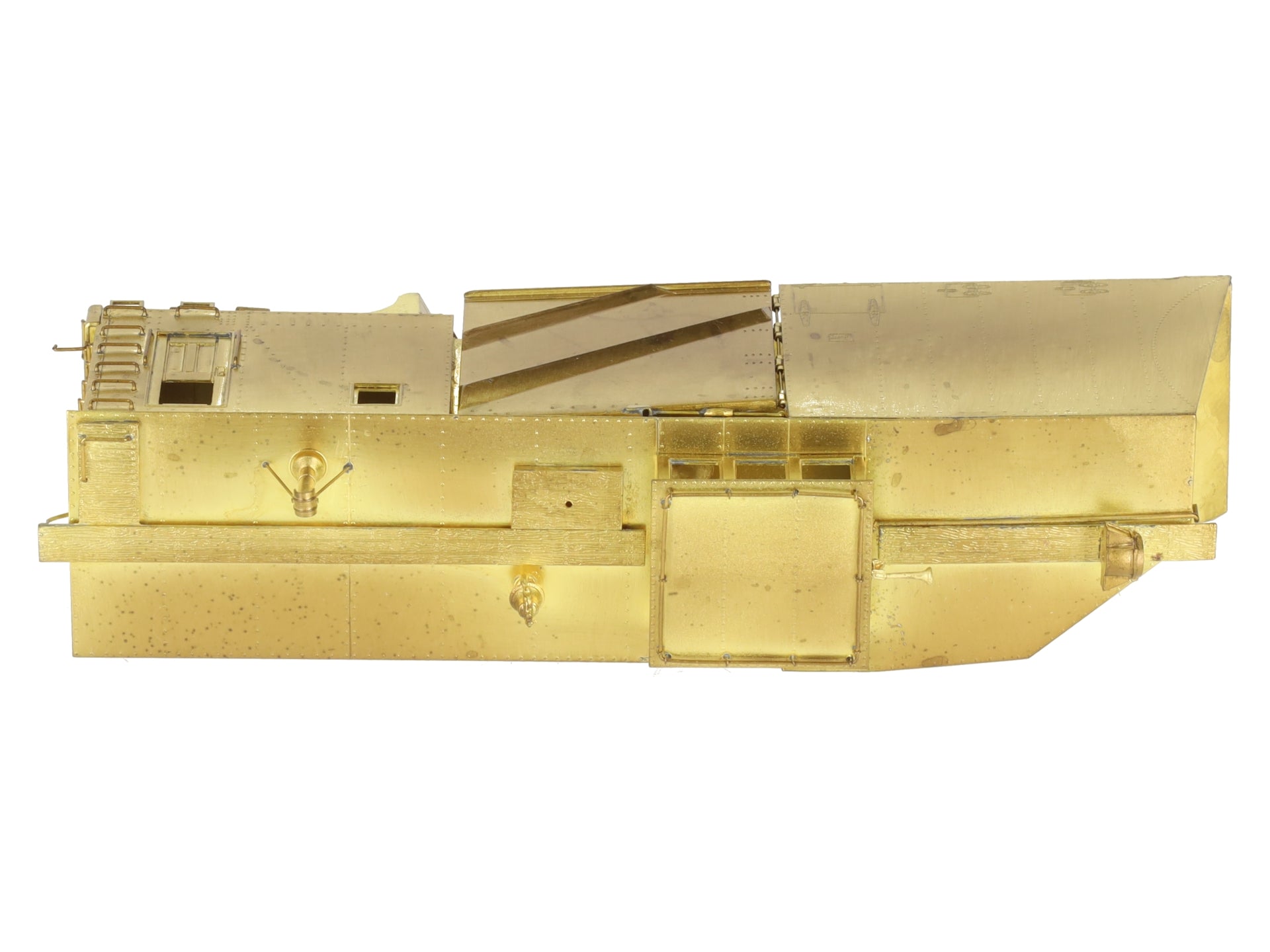 Overland OMI-1339 HO BRASS B&M Double Track Russell Steel Snowplow - Unpainted EX/Box