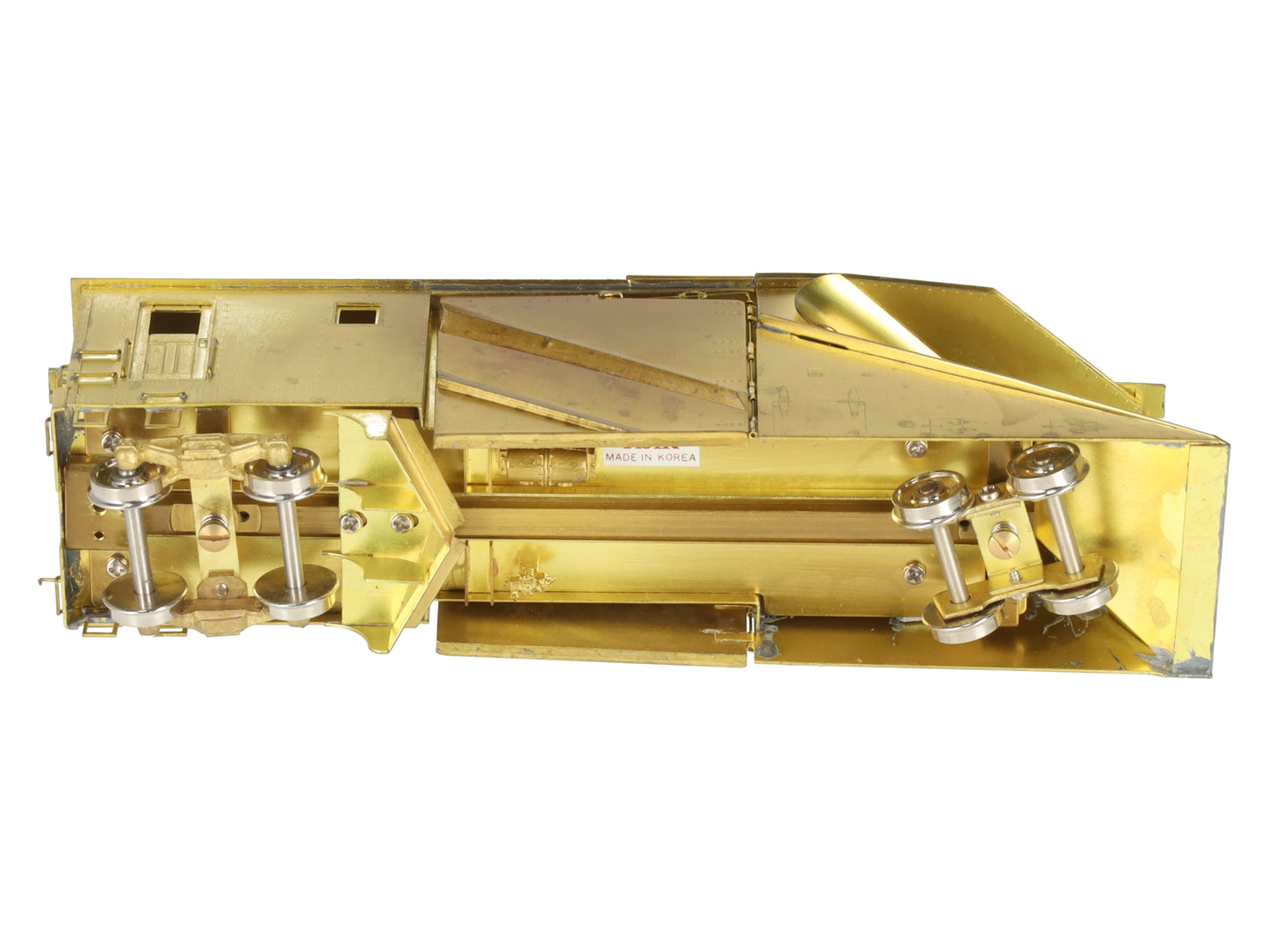 Overland OMI-1339 HO BRASS B&M Double Track Russell Steel Snowplow - Unpainted EX/Box