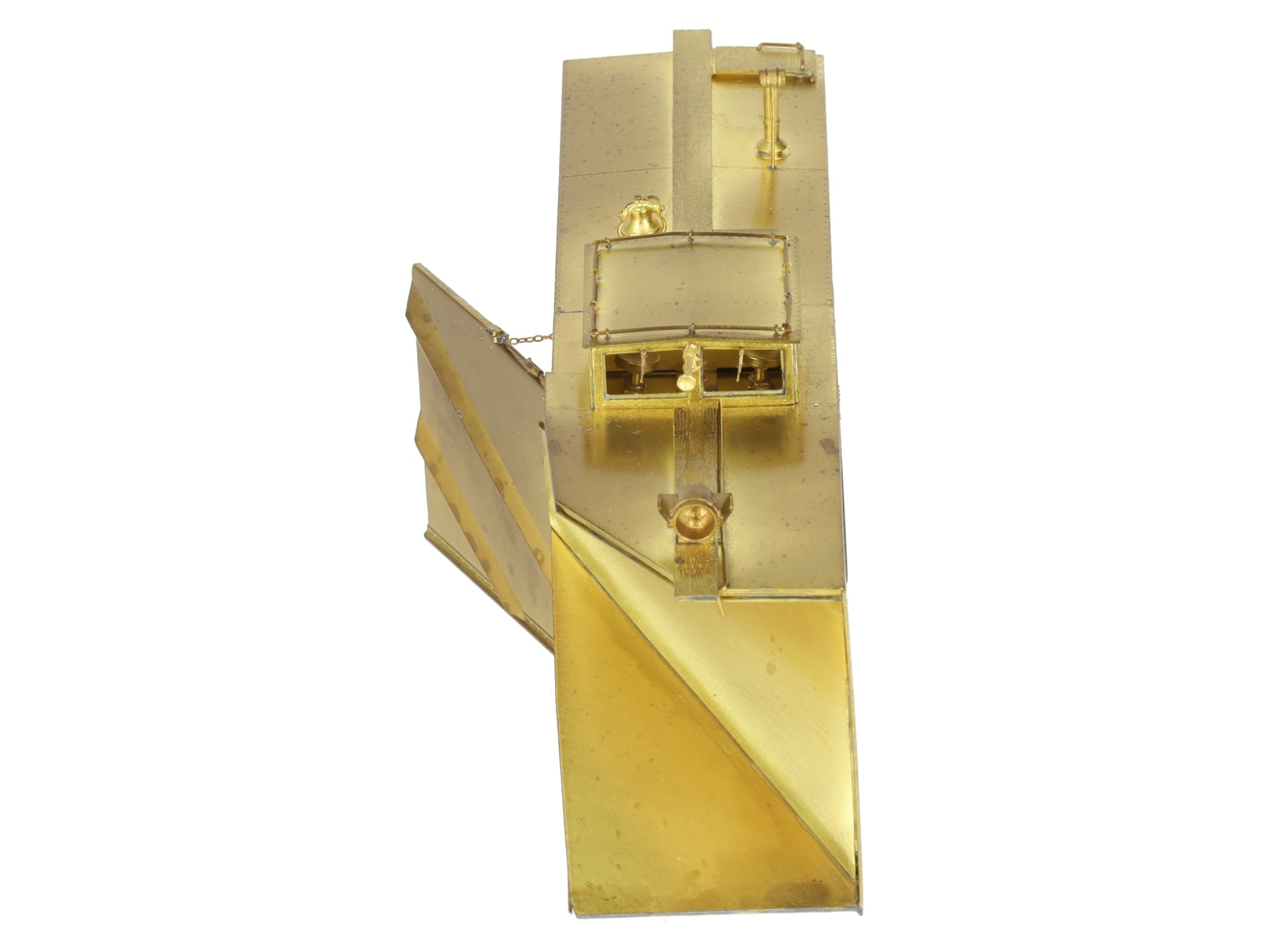 Overland OMI-1339 HO BRASS B&M Double Track Russell Steel Snowplow - Unpainted EX/Box
