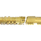 Overland 1559 HO Scale BRASS UP 4-8-2 Steam Locomotive & Tender - Unpainted LN/Box