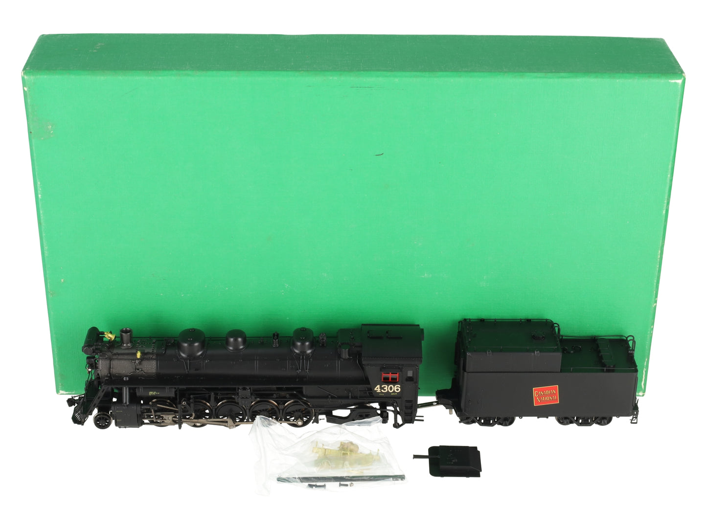 Overland 4550.1 HO Brass CNR T-4a 2-10-2 Steam Locomotive #4306- Factory Painted LN/Box