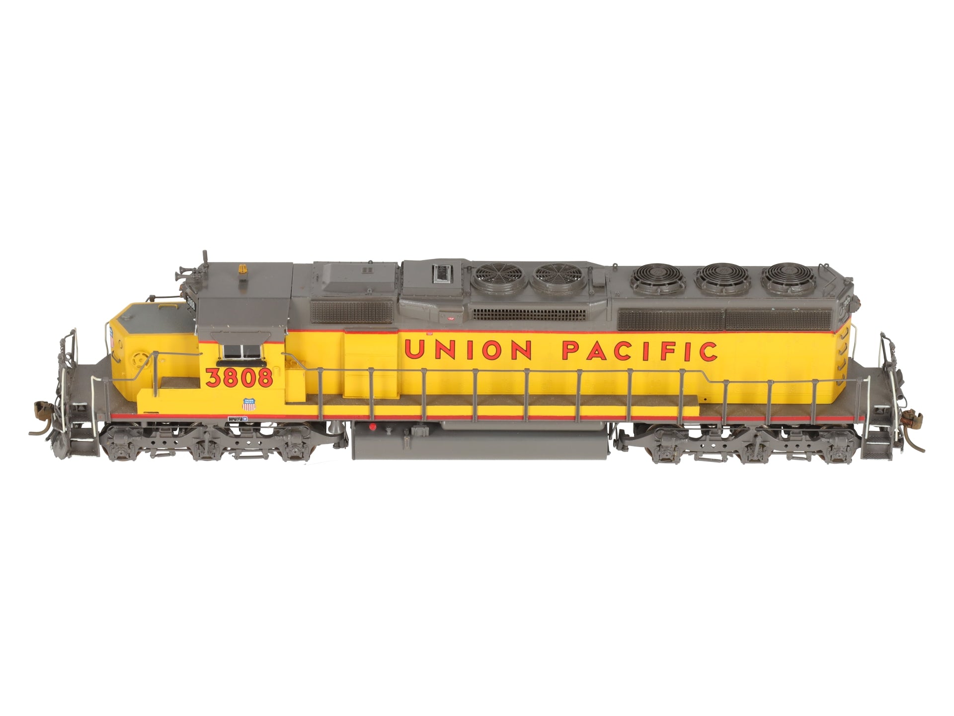Overland OMI-6341 HO BRASS UP SD40-2S Diesel Locomotive #3808 - Custom Painted/Box