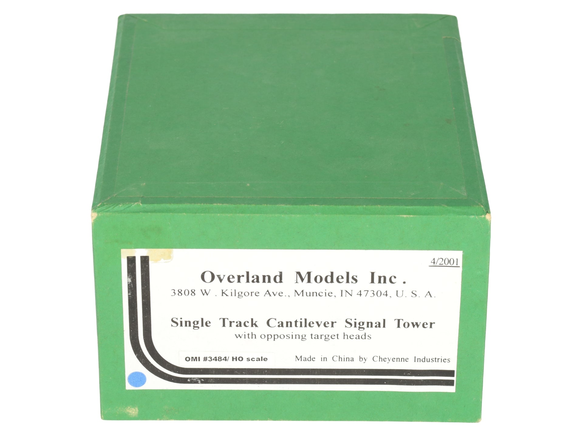 Overland 3484 BRASS HO Scale Single Track Cantilever Signal Tower LN/Box