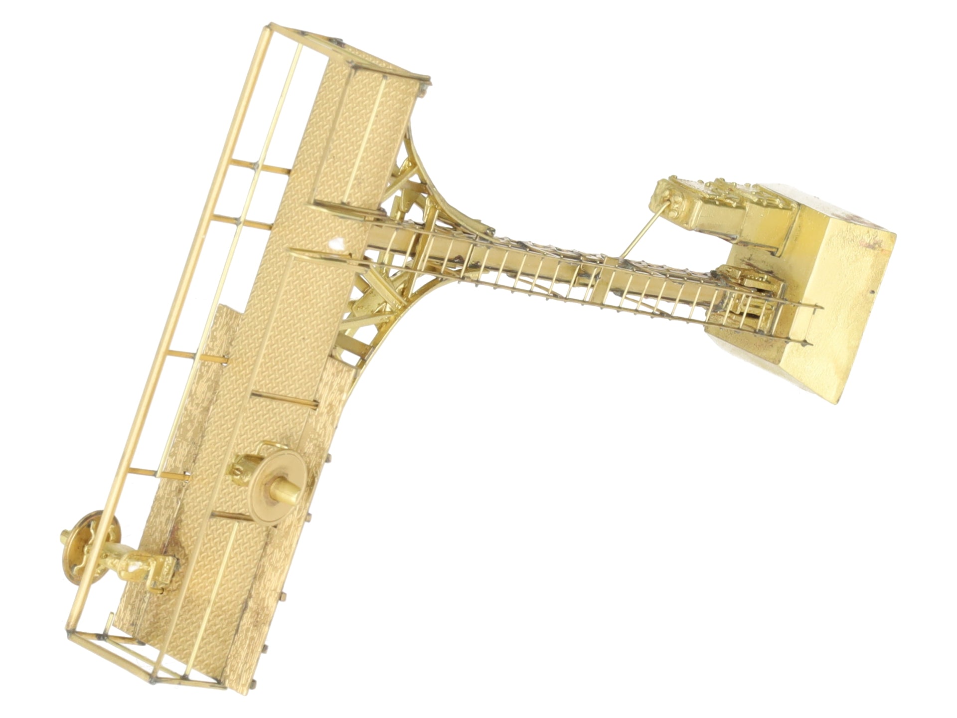 Overland 3484 BRASS HO Scale Single Track Cantilever Signal Tower LN/Box