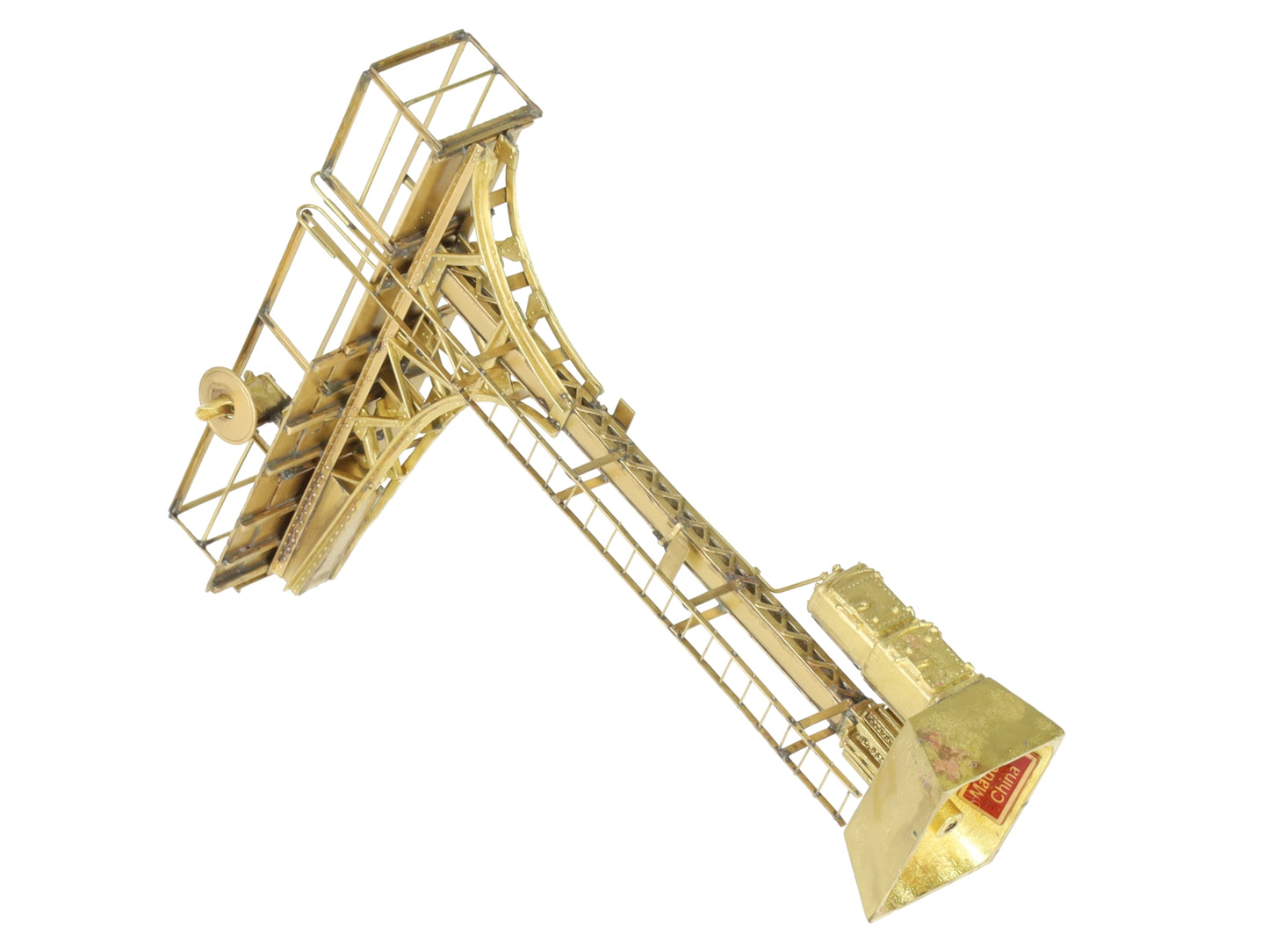Overland 3484 BRASS HO Scale Single Track Cantilever Signal Tower LN/Box