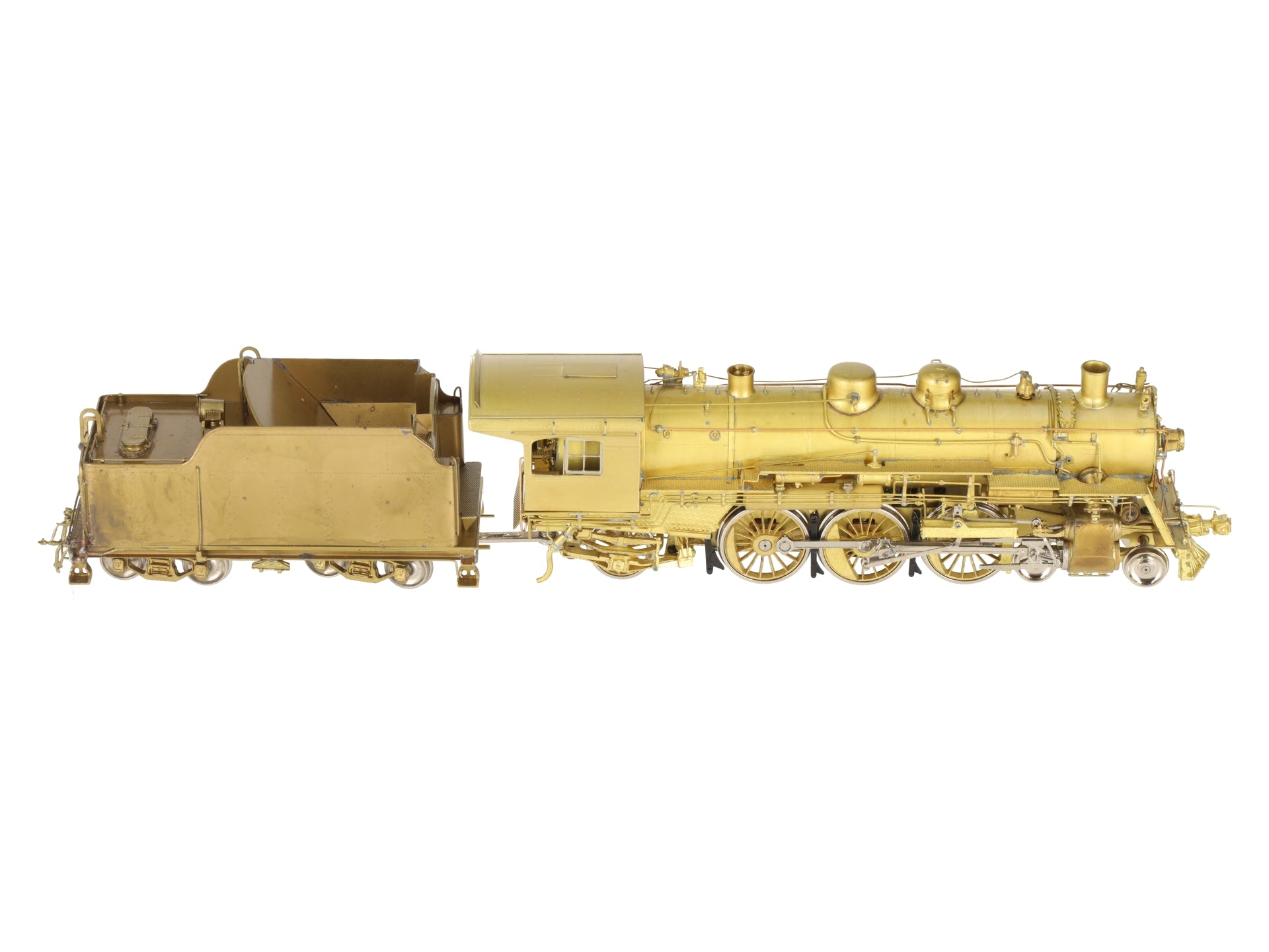 Overland 1456 HO Scale Brass Boston & Maine P2b 4-6-2 Locomotive & Tender EX/Box
