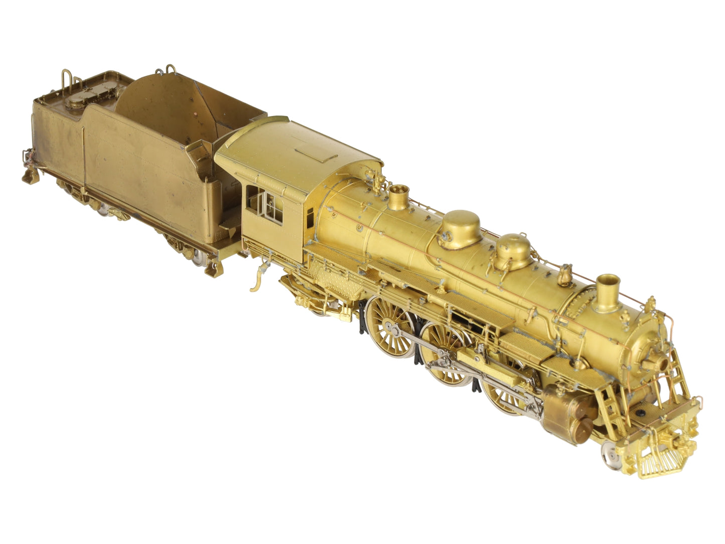 Overland 1456 HO Scale Brass Boston & Maine P2b 4-6-2 Locomotive & Tender EX/Box