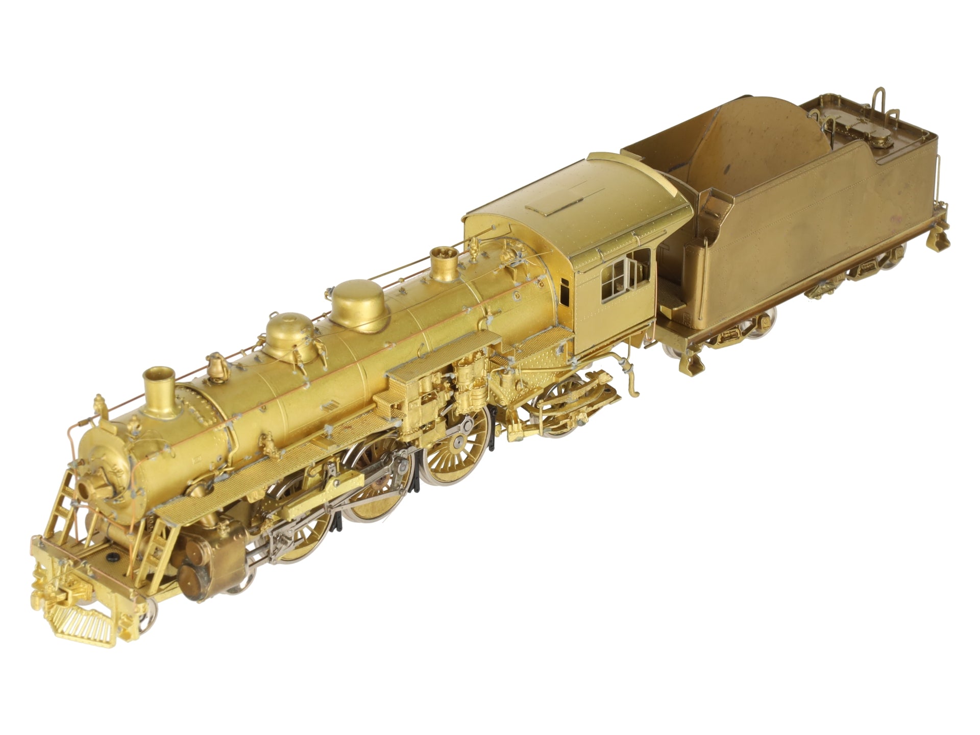 Overland 1456 HO Scale Brass Boston & Maine P2b 4-6-2 Locomotive & Tender EX/Box