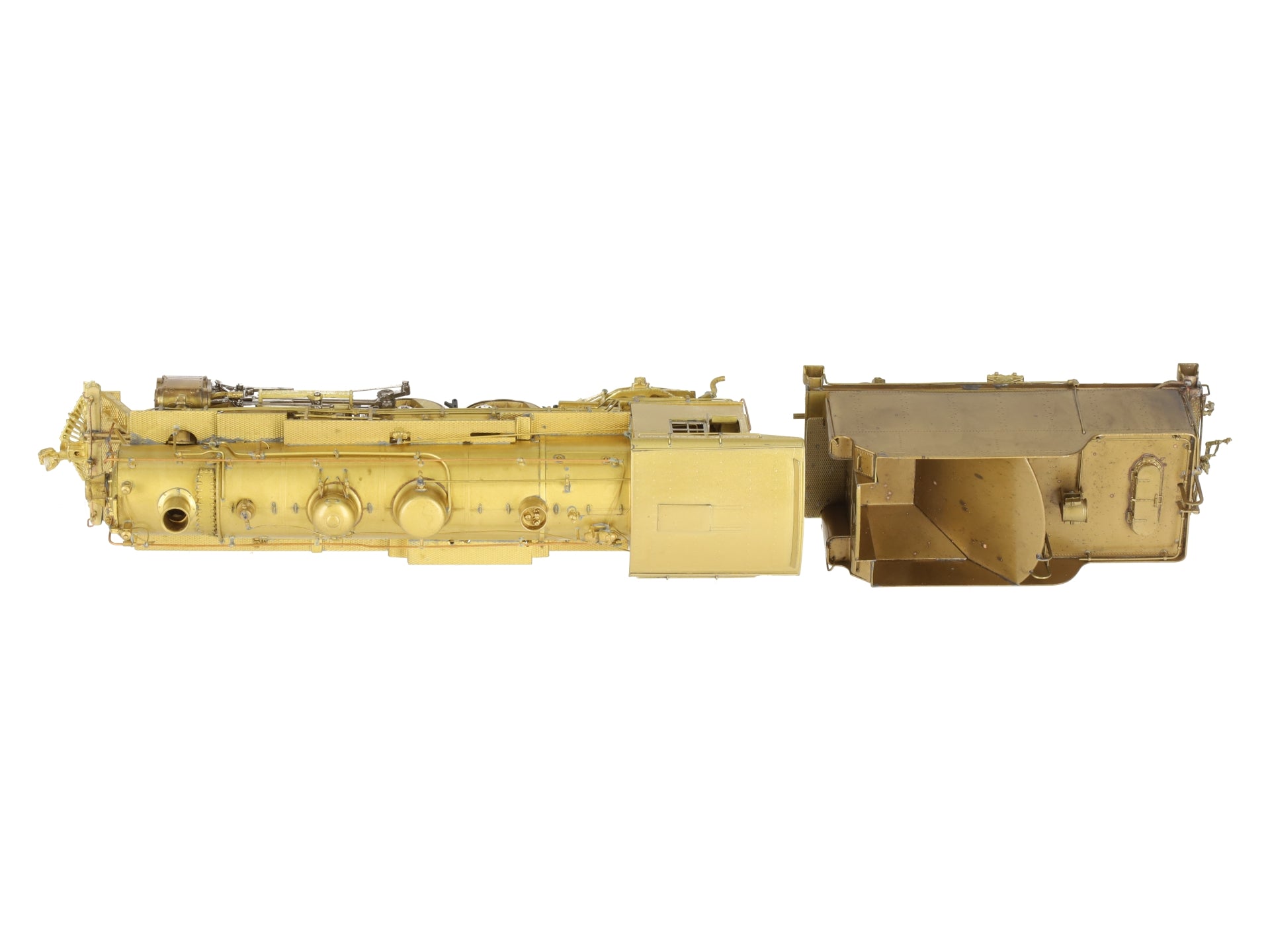 Overland 1456 HO Scale Brass Boston & Maine P2b 4-6-2 Locomotive & Tender EX/Box