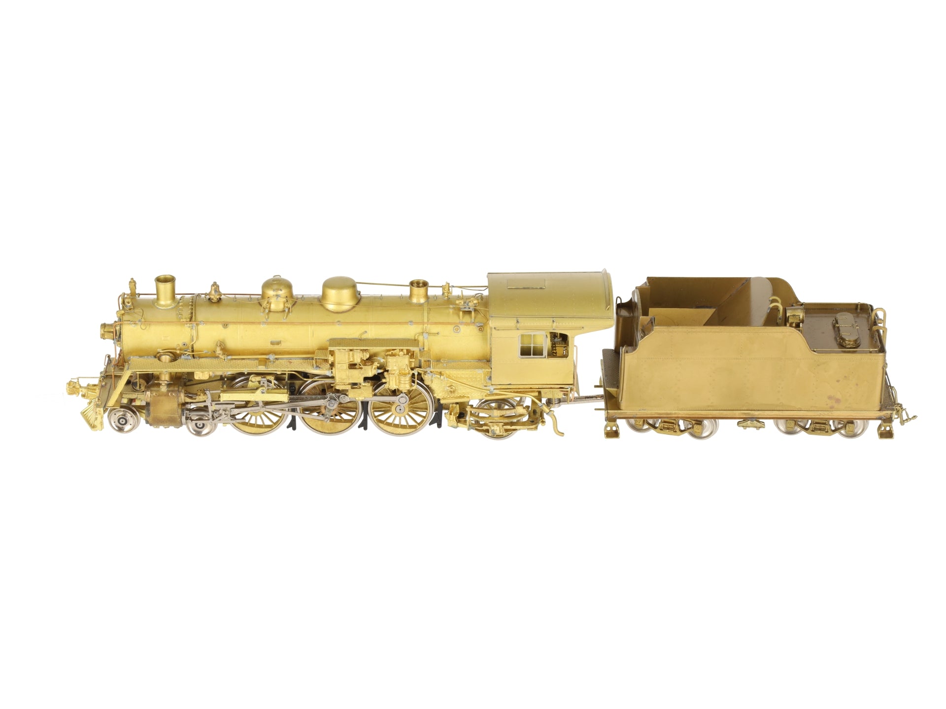 Overland 1456 HO Scale Brass Boston & Maine P2b 4-6-2 Locomotive & Tender EX/Box