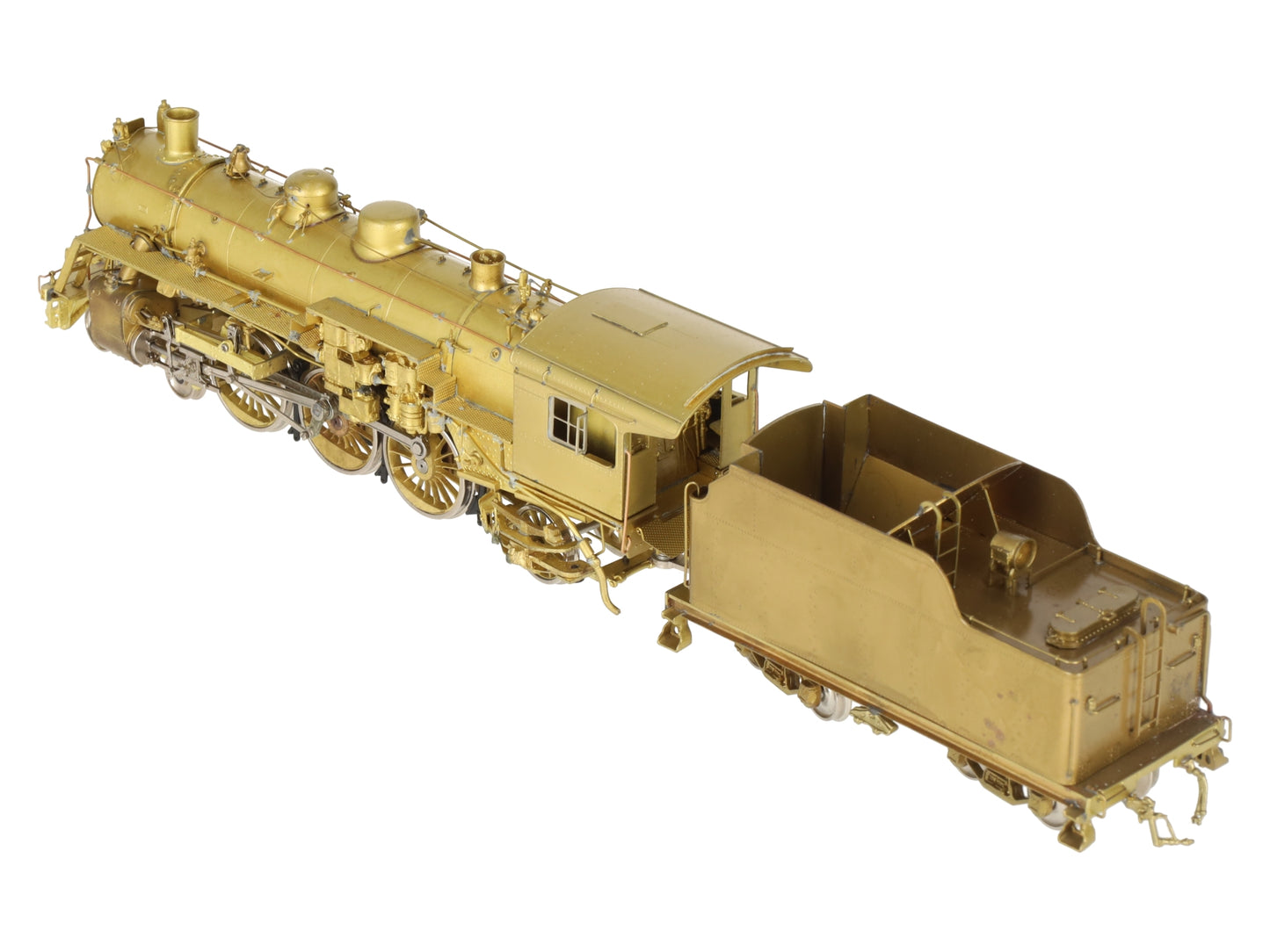 Overland 1456 HO Scale Brass Boston & Maine P2b 4-6-2 Locomotive & Tender EX/Box