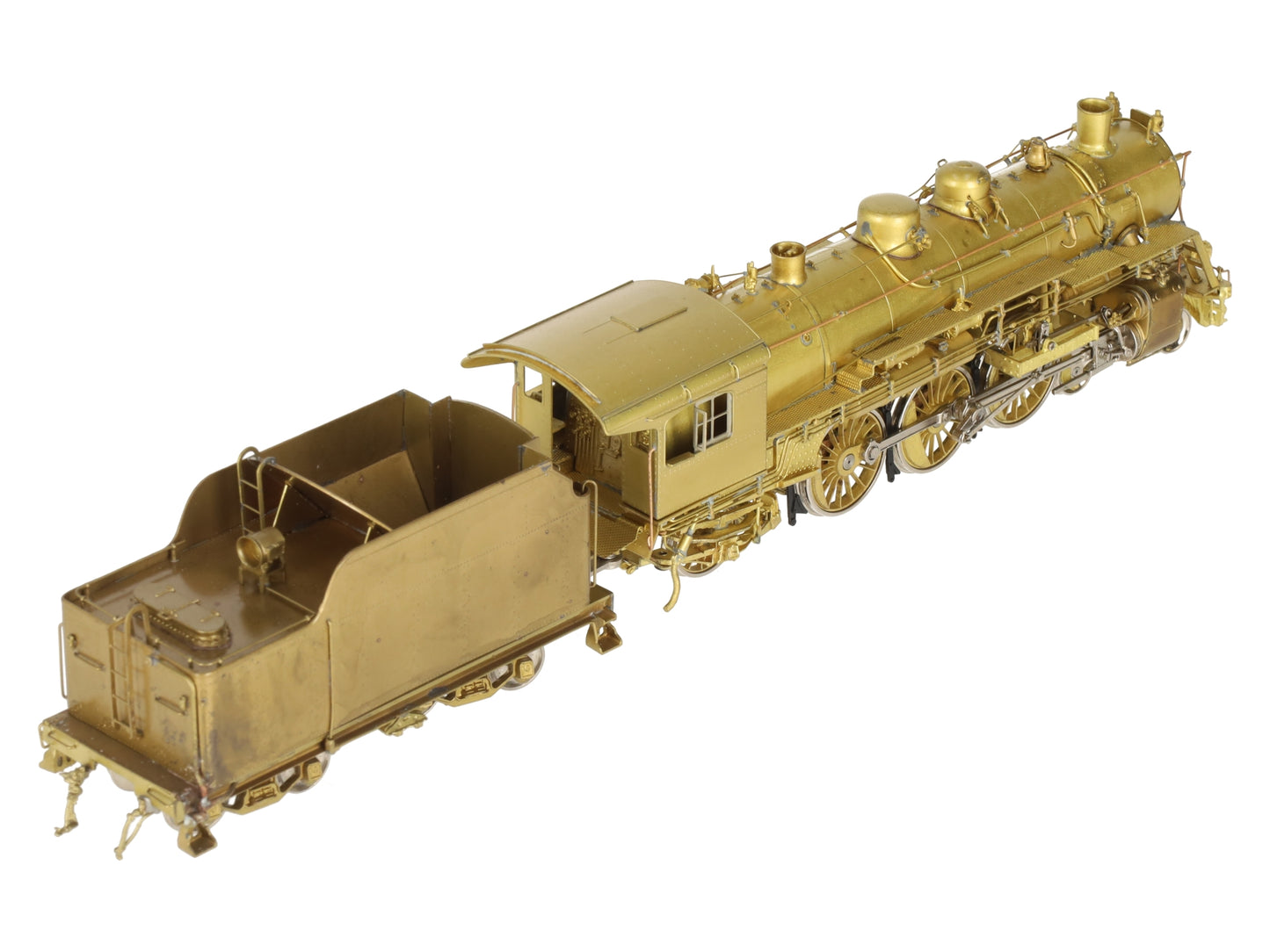 Overland 1456 HO Scale Brass Boston & Maine P2b 4-6-2 Locomotive & Tender EX/Box