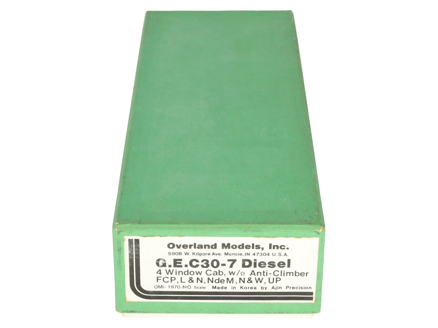 Overland OMI-1970 HO BRASS G.E.C30-7 Diesel Locomotive - Unpainted EX/Box