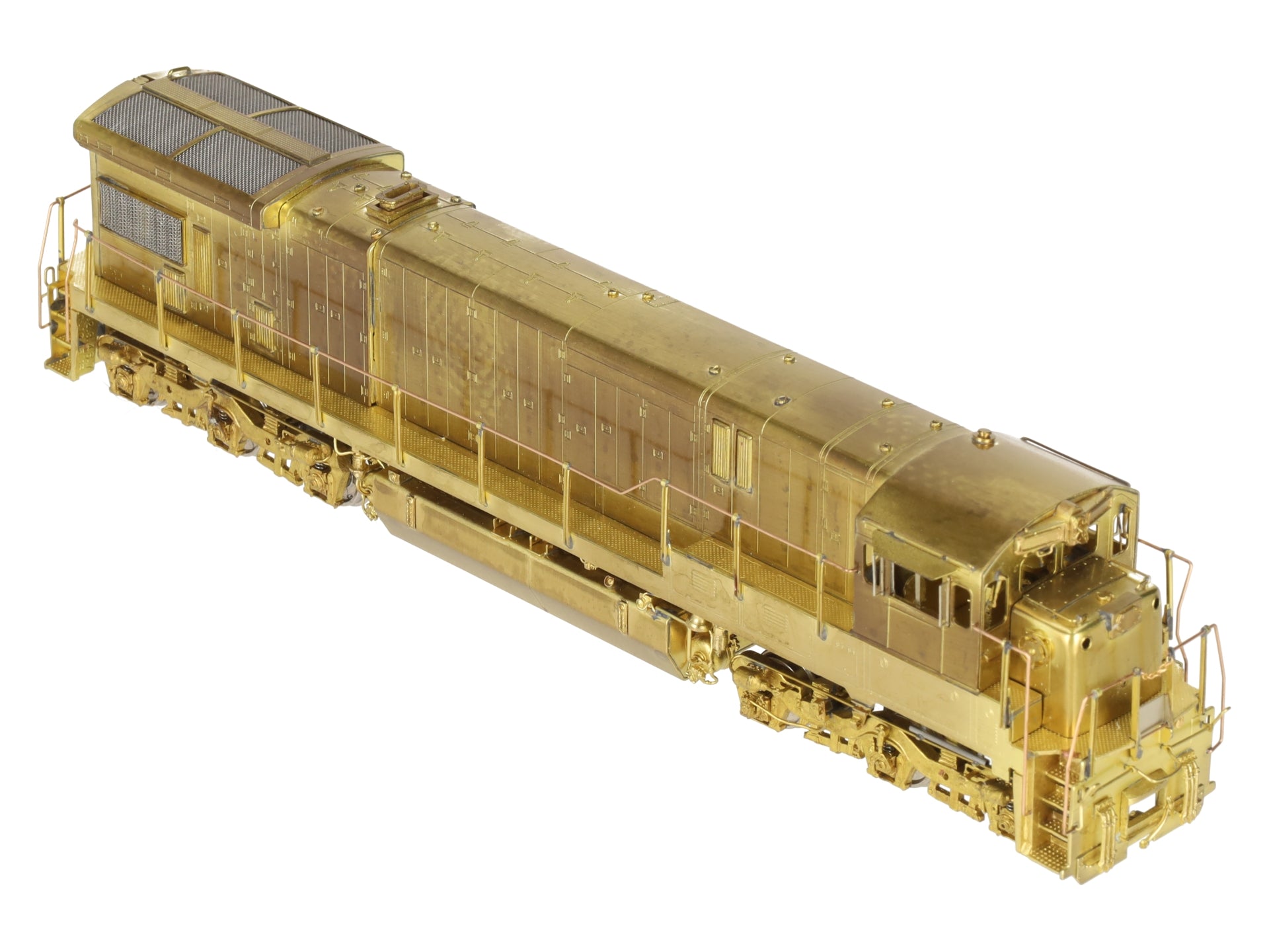 Overland OMI-1970 HO BRASS G.E.C30-7 Diesel Locomotive - Unpainted EX/Box