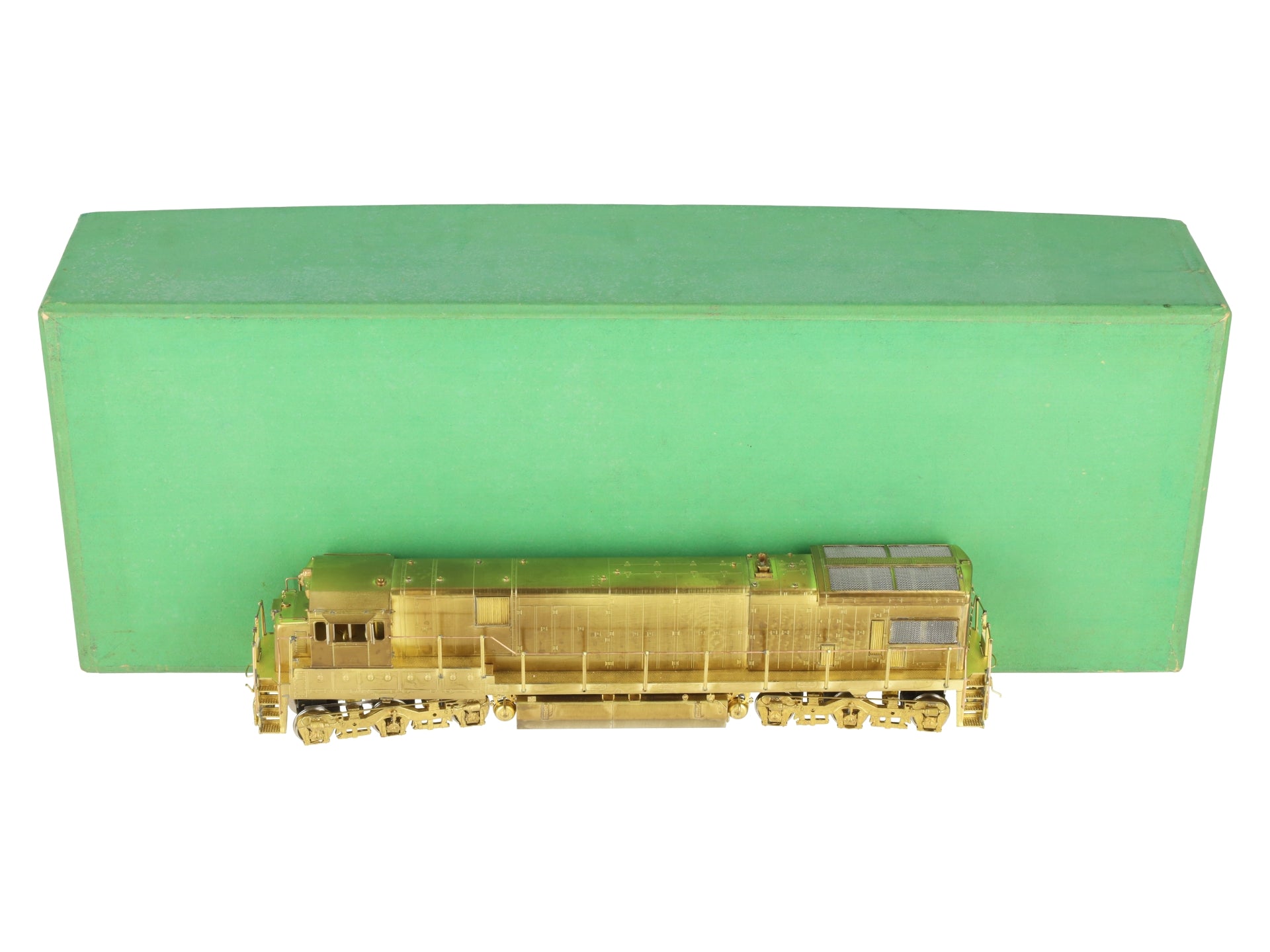 Overland OMI-1970 HO BRASS G.E.C30-7 Diesel Locomotive - Unpainted EX/Box