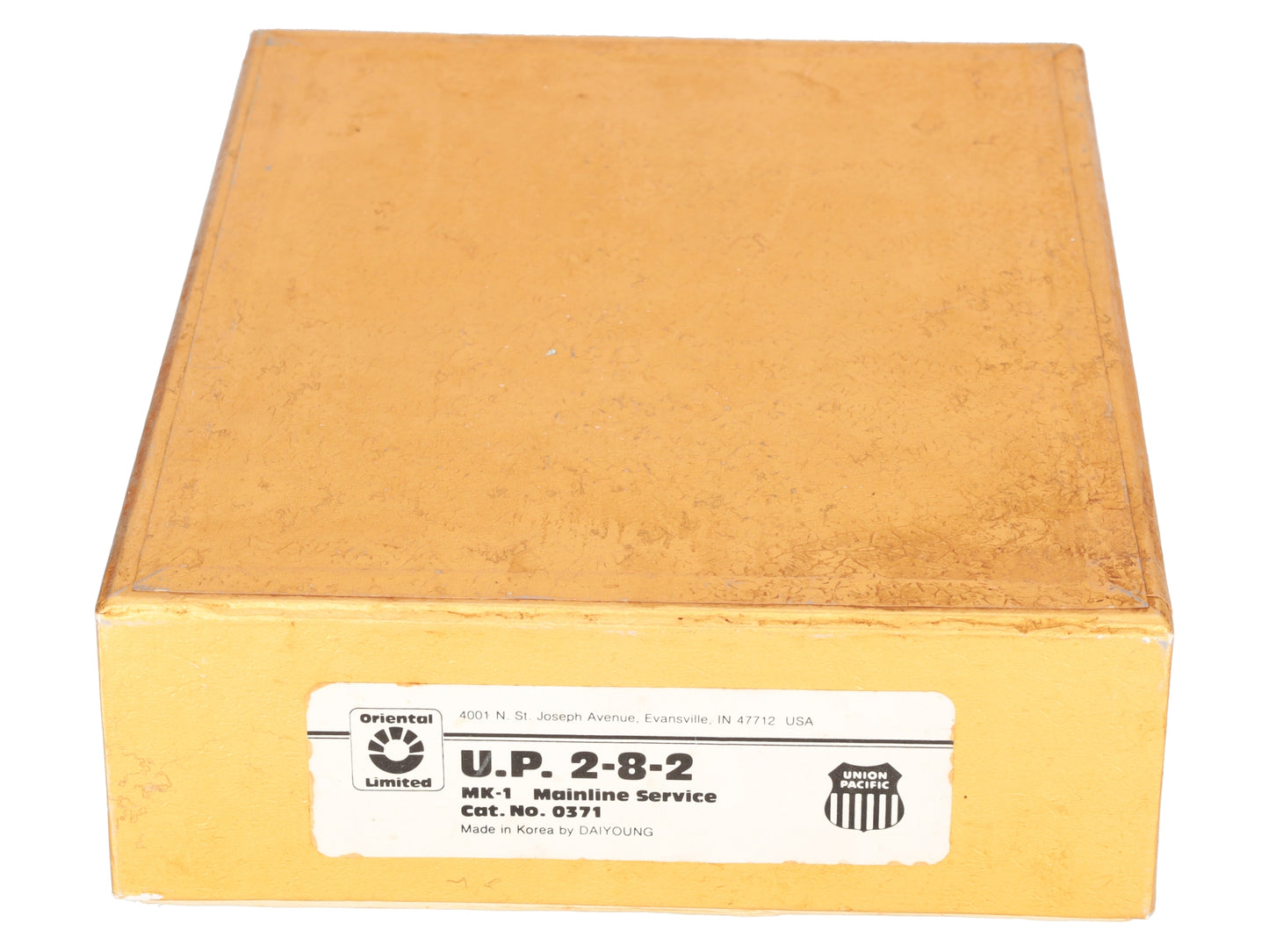Oriental Limited 371 HO Brass UP 2-8-2 MK-1 Steam Loco & Tender - Unpainted EX/Box