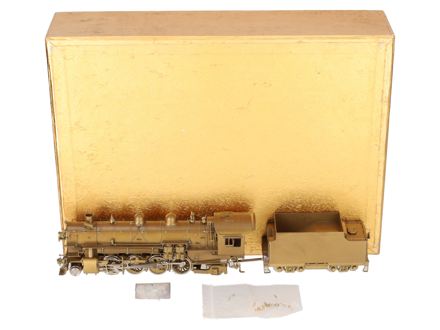 Oriental Limited 371 HO Brass UP 2-8-2 MK-1 Steam Loco & Tender - Unpainted EX/Box