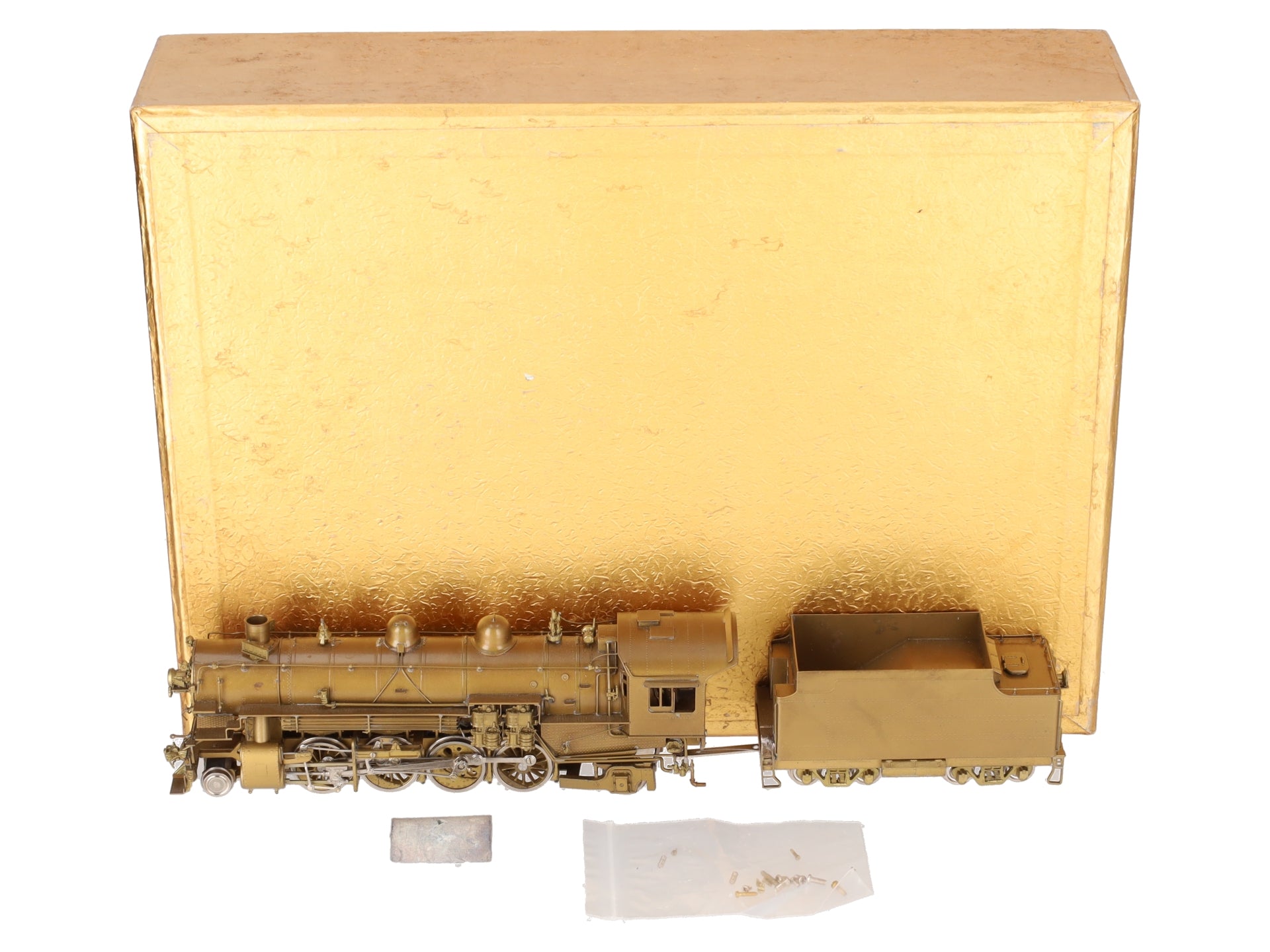 Oriental Limited 371 HO Brass UP 2-8-2 MK-1 Steam Loco & Tender - Unpainted EX/Box