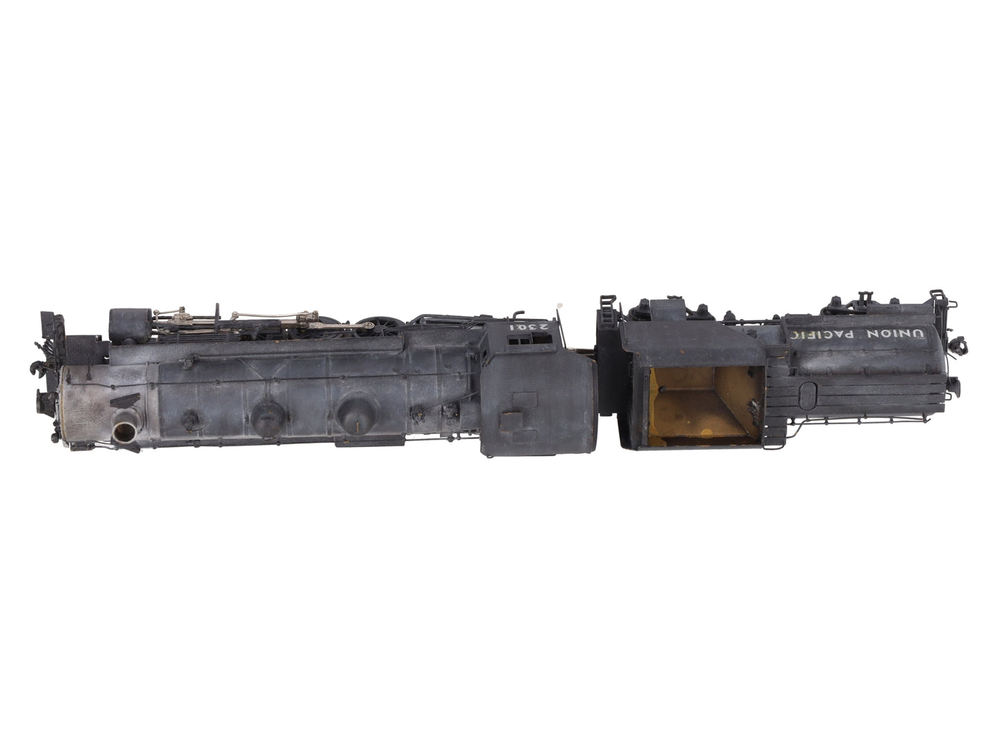 Oriental Limited HO Brass UP 2-8-2 Steam Locomotive & Tender #2301 - Painted/Box