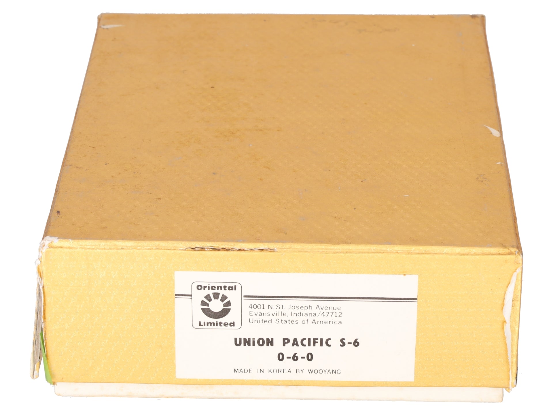 Oriental HO Scale BRASS Union Pacific S-6 0-6-0 Steam Locomotive & Tender EX/Box