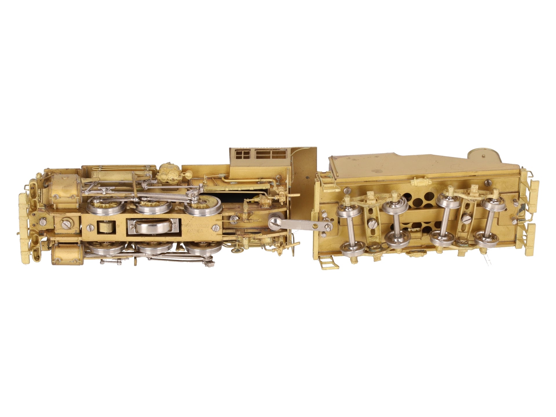 Oriental HO Scale BRASS Union Pacific S-6 0-6-0 Steam Locomotive & Tender EX/Box