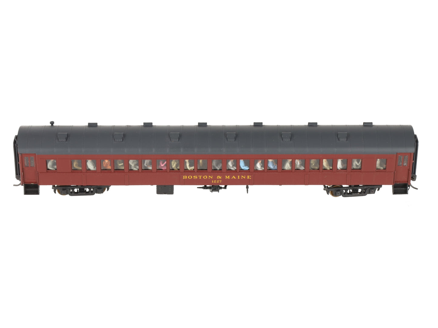 Rail Works R-245 HO BRASS BM O-B Arch Roof Suburban Coach Car #1227 - Custom/Box