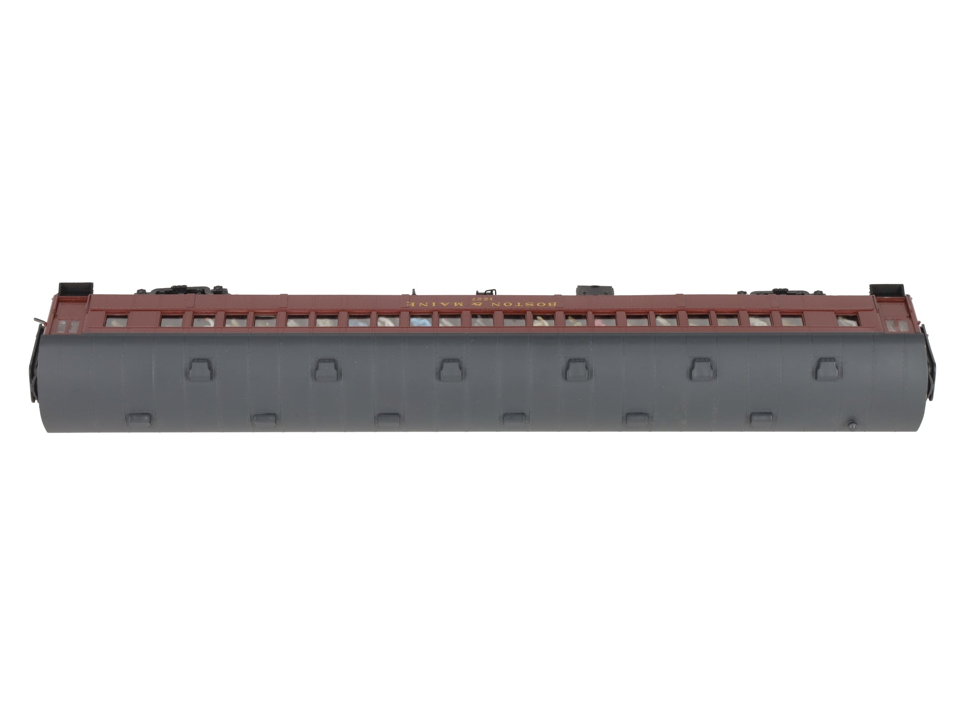 Rail Works R-245 HO BRASS BM O-B Arch Roof Suburban Coach Car #1227 - Custom/Box