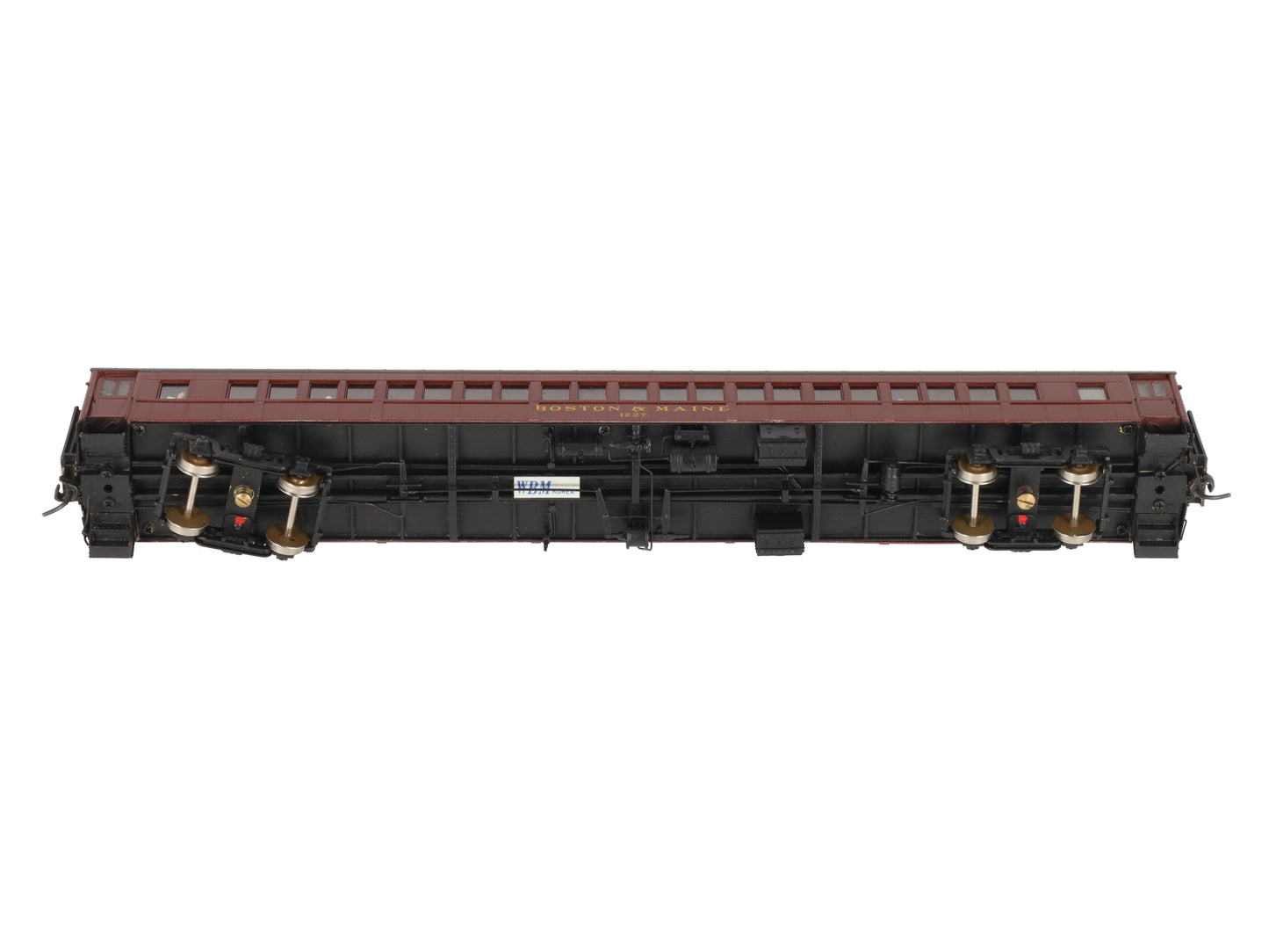 Rail Works R-245 HO BRASS BM O-B Arch Roof Suburban Coach Car #1227 - Custom/Box